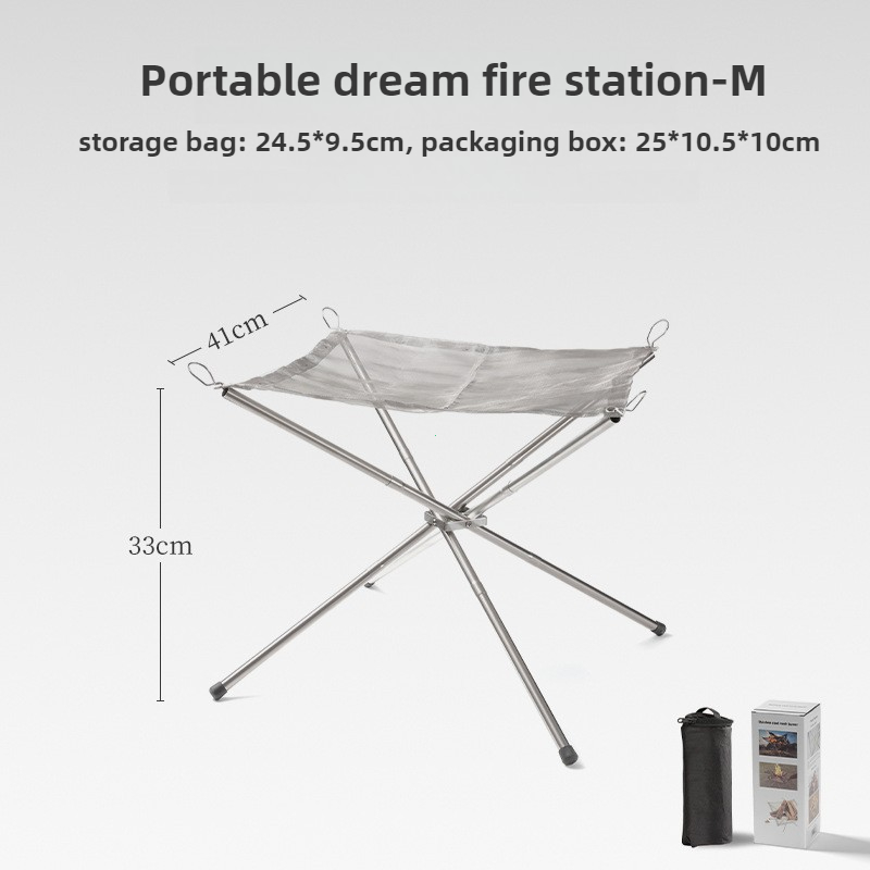 Portable Fire Pit Durable Outd - Outdoor Camping Fireplace 评论和价格