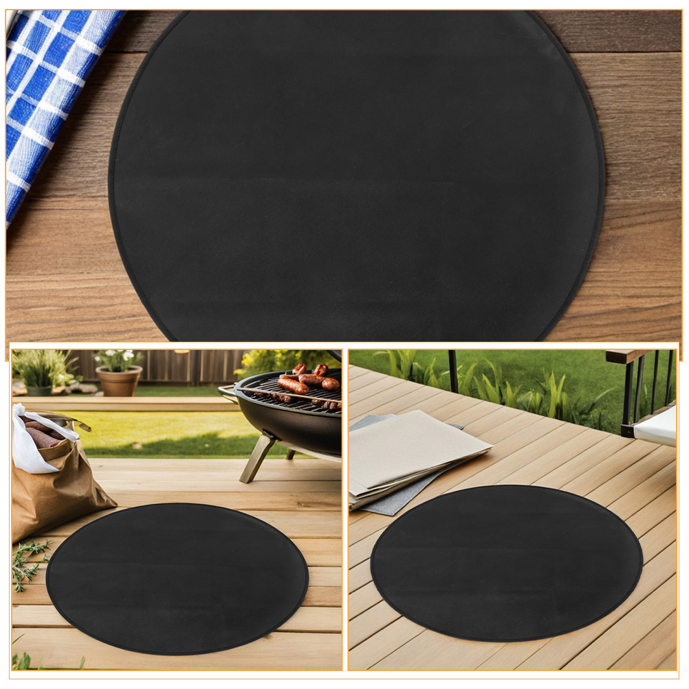 Round Fireproof Bbq Mat Heat R - Outdoor Camping Mat Waterproof 评论和价格