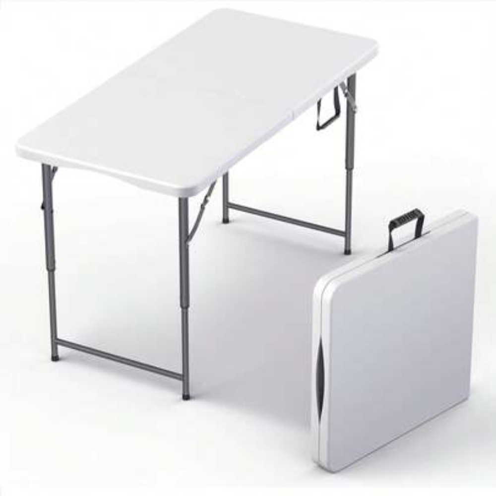 4FT Foldable Table Adjustable  - Outdoor Camping Table 评论和价格