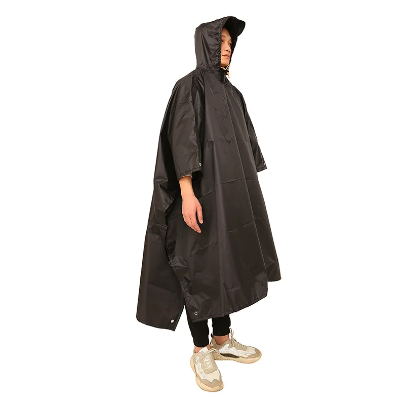 Raincoat 3 In 1 Hiking Poncho  - Outdoor Camping Mat Waterproof 评论和价格