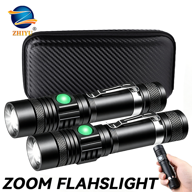 T6 LED Rechargeable Flashlight - Outdoor Camping Adventure Lamp 评论和价格