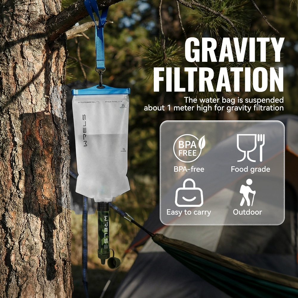 WRELS Outdoor Portable Water F - Portable Water Filter 评论和价格