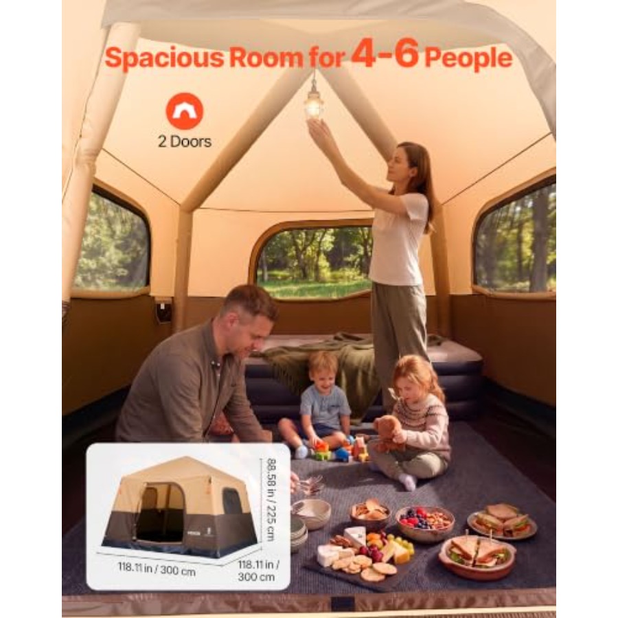 Camping Tent, 4/6-Person Autom - Outdoor Camping On Youtube 评论和价格