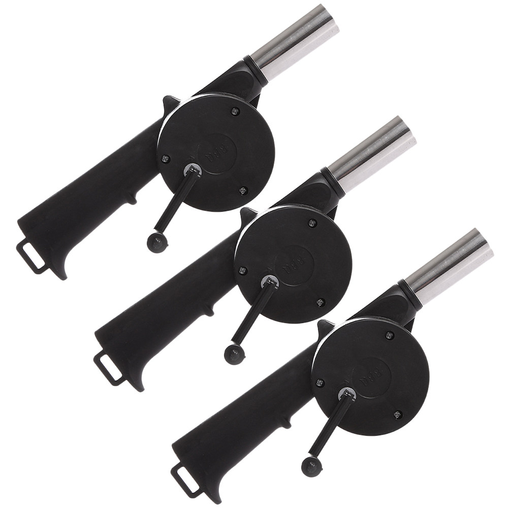 3Pcs Manual Hand Crank Fire Bl - Outdoor Camping Fireplace 评论和价格